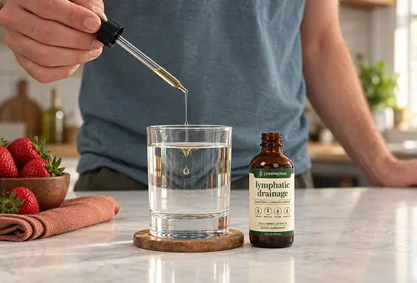 Daily lymphatic wellness routine